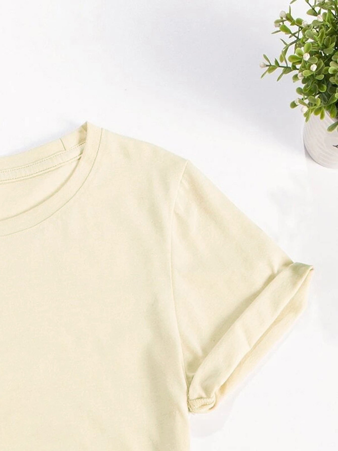 Lucky Clover Round Neck T-Shirt