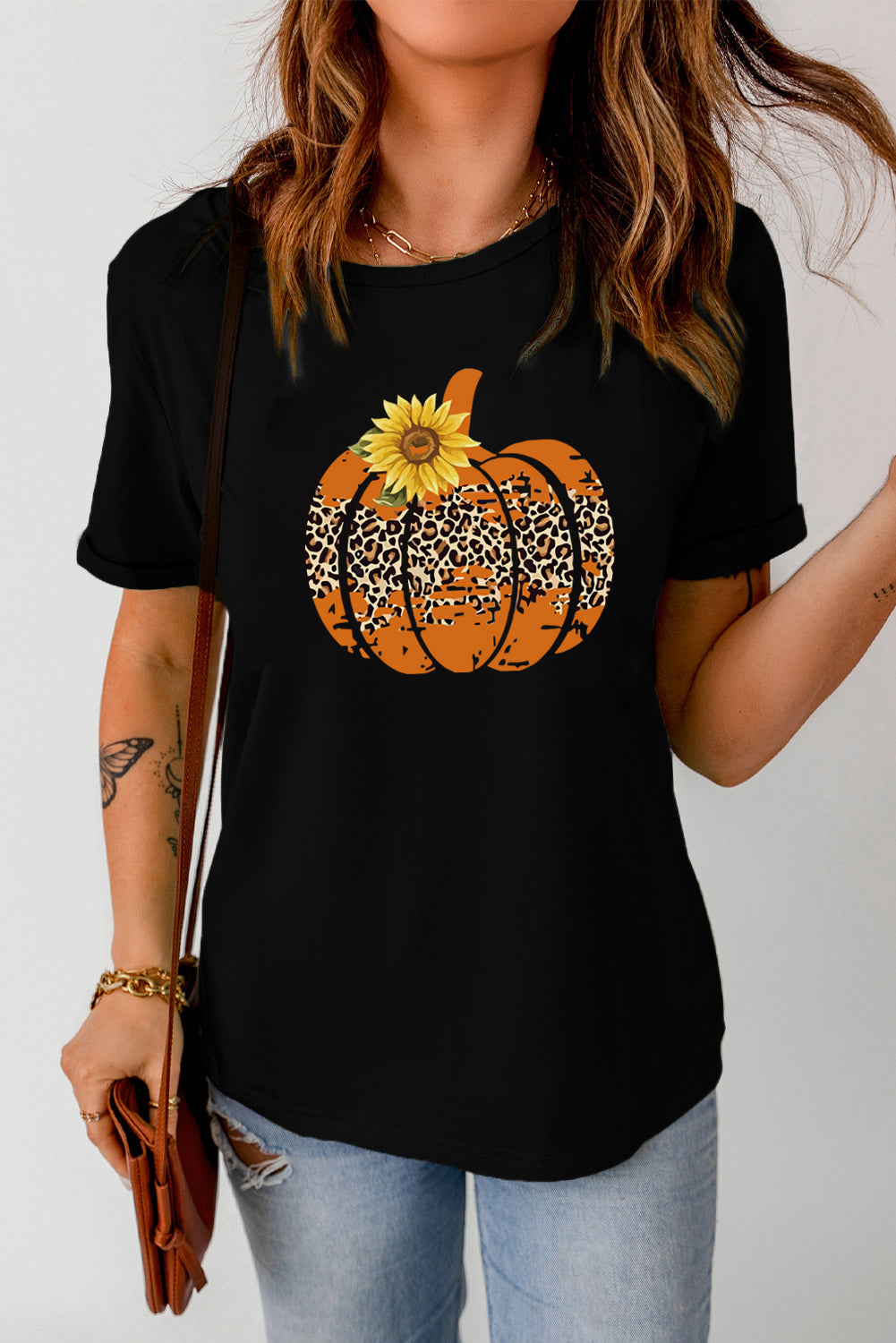 Floral Pumpkin Graphic Tee